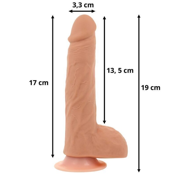 Dildo SU E GIÙ Funzione di Calore Telecomandato