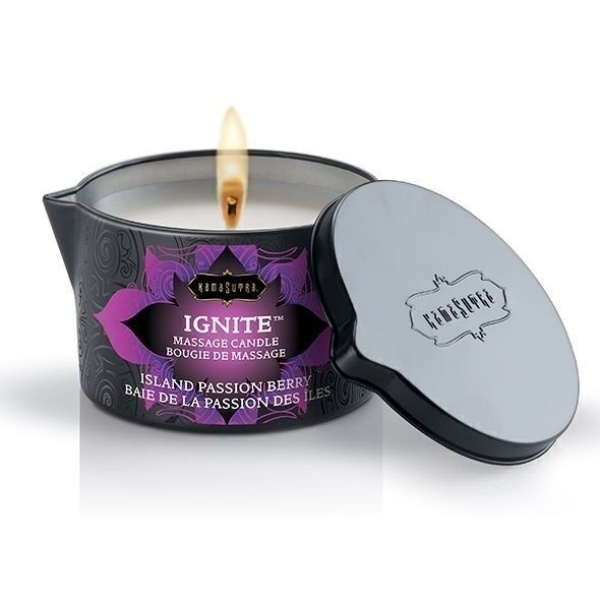 Ignite Candela da massaggio Mirtilli 170gr