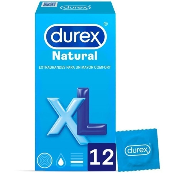 Profilattici Durex Xtra Large Power 12 pezzi